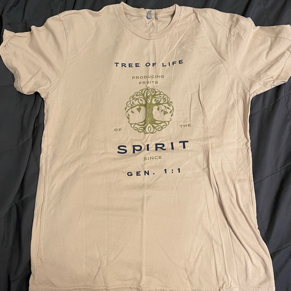 Next Level Apparel Beige T-Shirt
